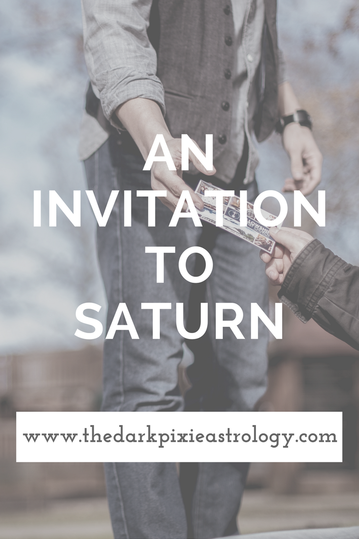 An Invitation to Saturn - The Dark Pixie Astrology