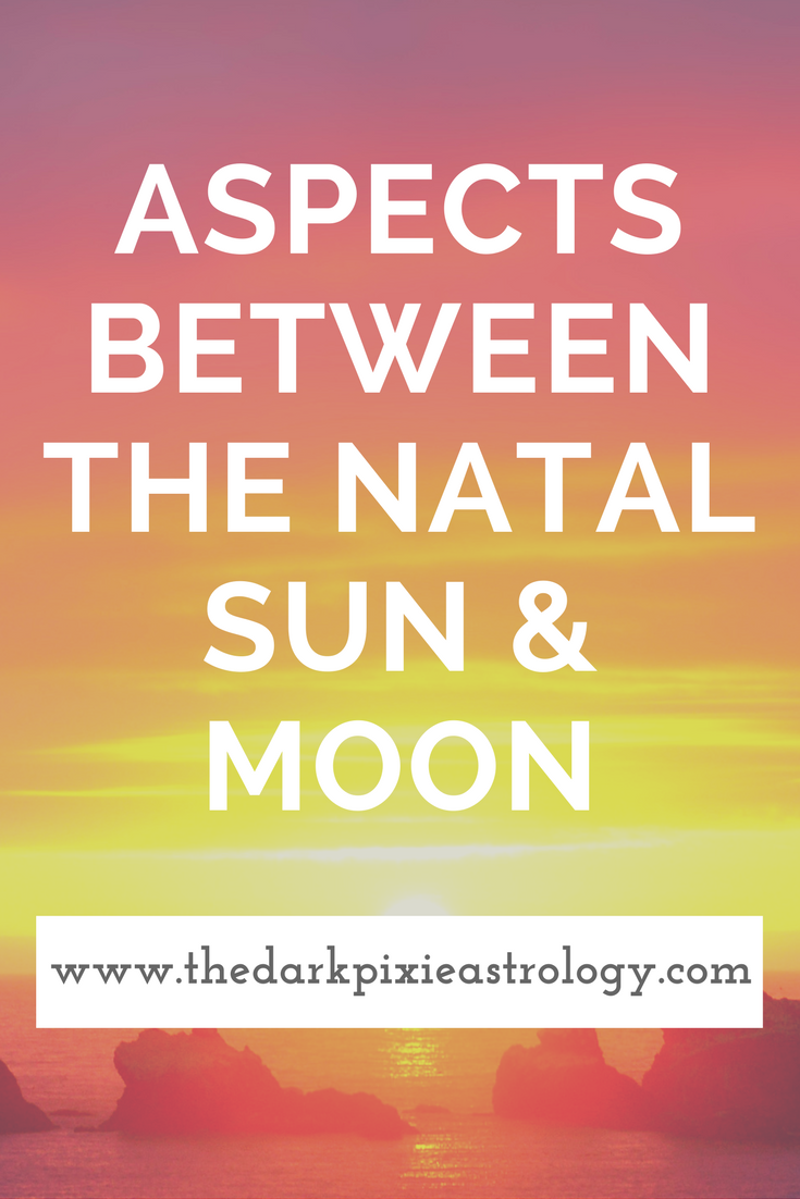 Aspects Between the Natal Sun & Moon - The Dark Pixie Astrology