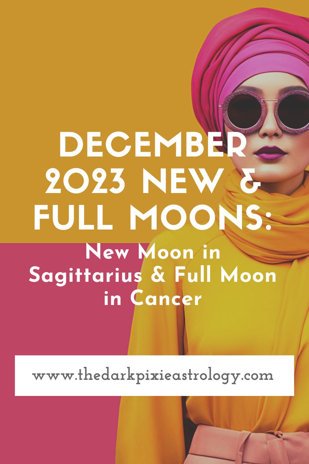December 2023 New & Full Moons: New Moon in Sagittarius & Full Moon in Cancer - The Dark Pixie Astrology