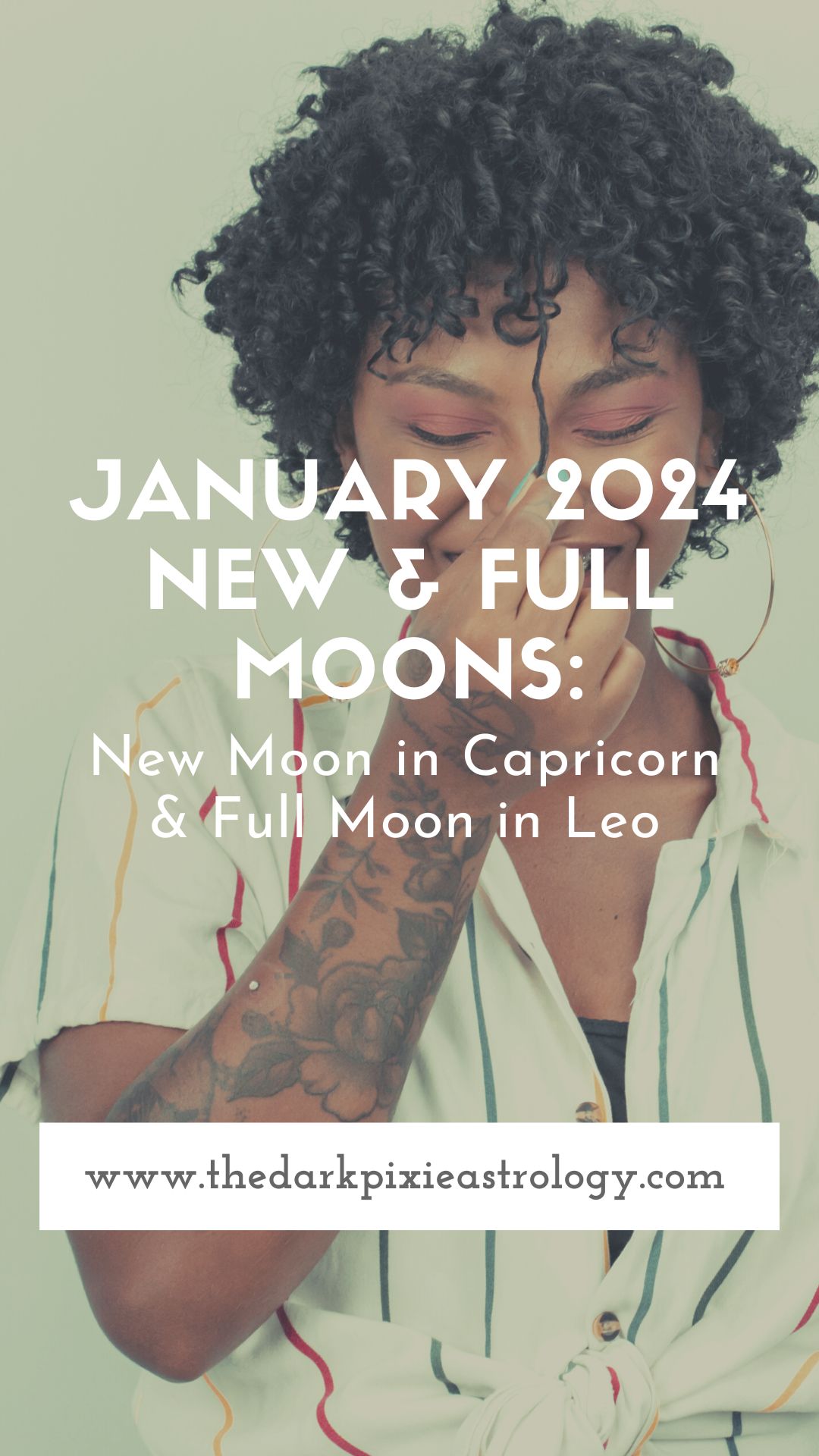 January 2024 New & Full Moons: New Moon in Capricorn & Full Moon in Leo - The Dark Pixie Astrology