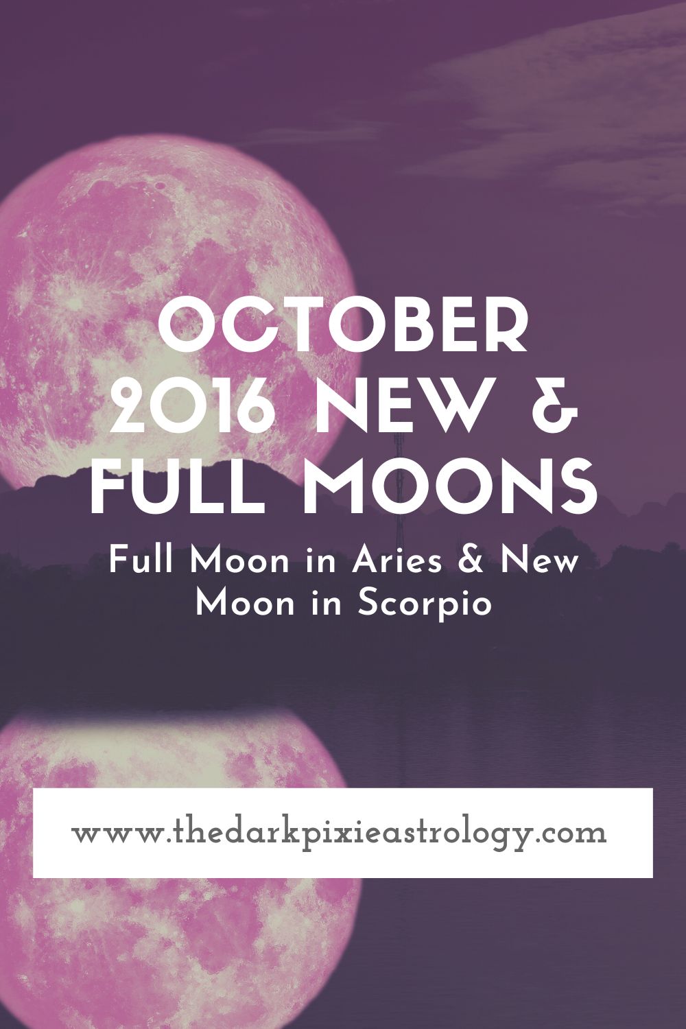 October 2016 New & Full Moons - The Dark Pixie Astrology