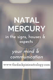Natal Mercury in Astrology - The Dark Pixie Astrology