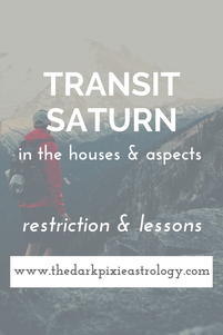 Transit Saturn in Astrology - The Dark Pixie Astrology