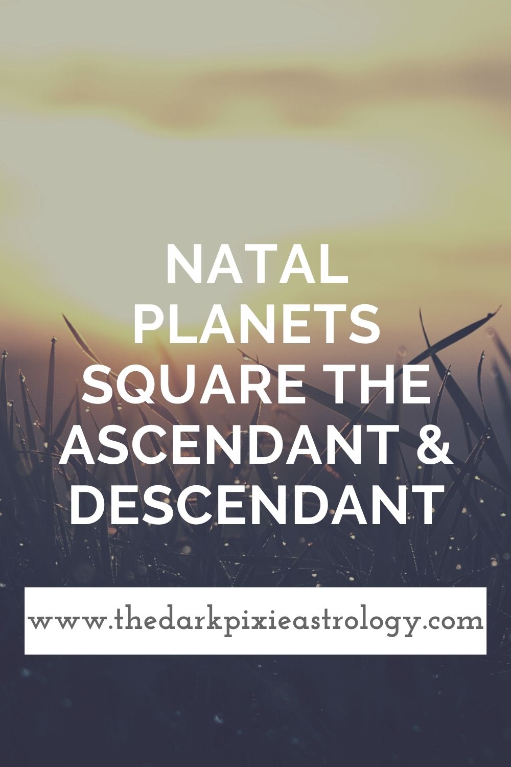 Natal Planets Square the Ascendant & Descendant - The Dark Pixie Astrology