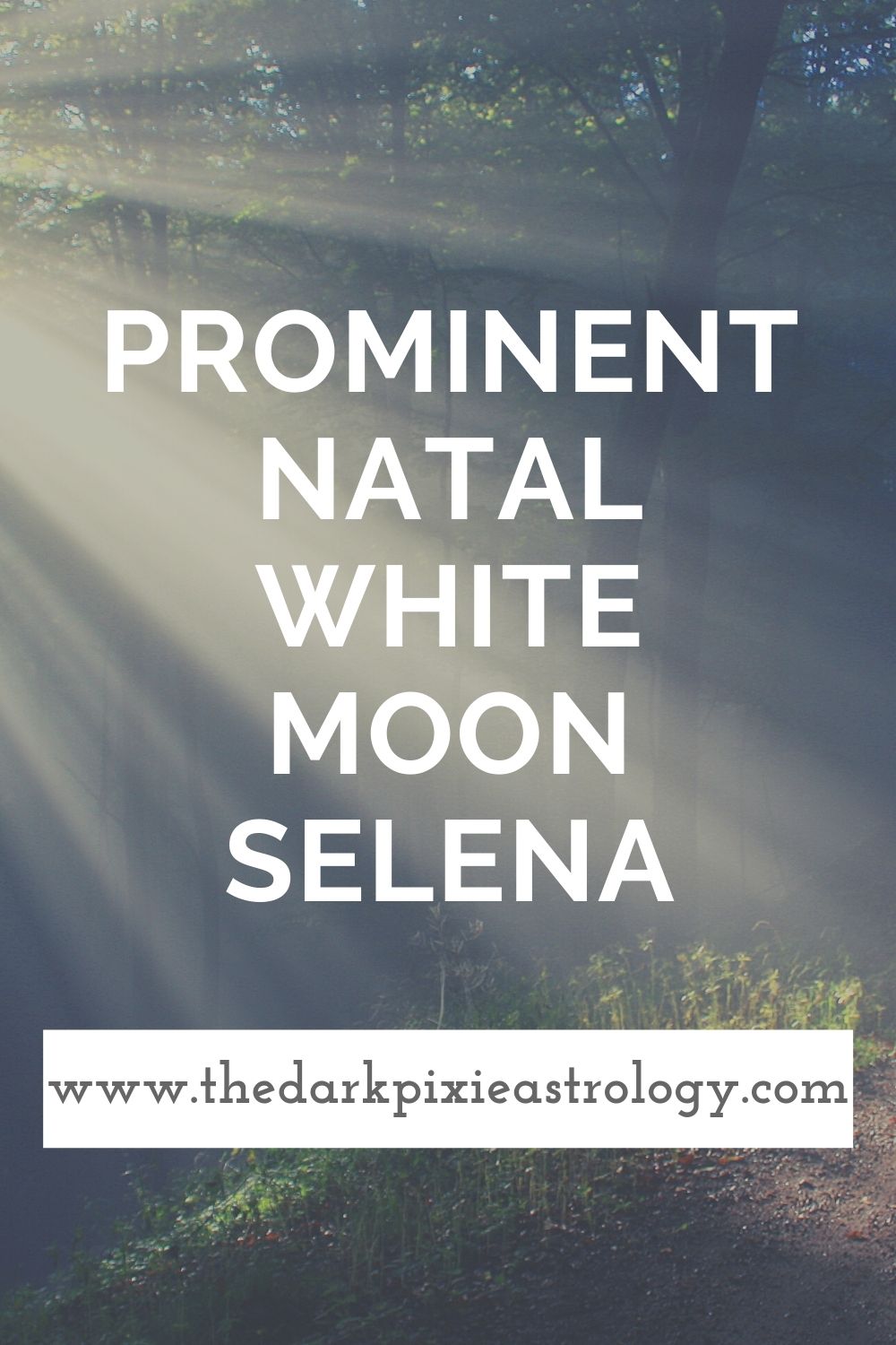 Prominent Natal White Moon Selena - The Dark Pixie Astrology