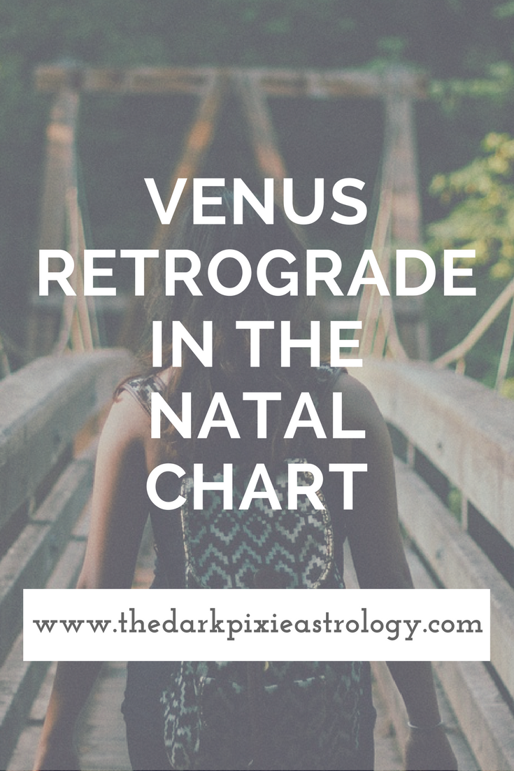 Venus Retrograde in the Natal Chart - The Dark Pixie Astrology